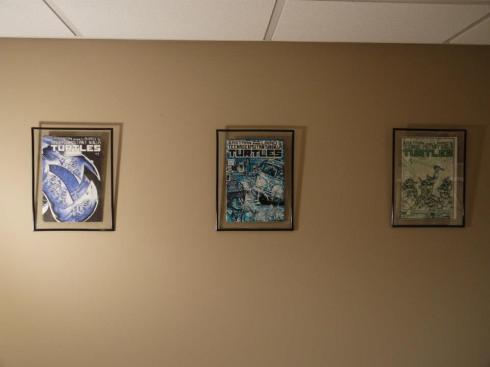 Looking pretty slick, all lined up on the wall!